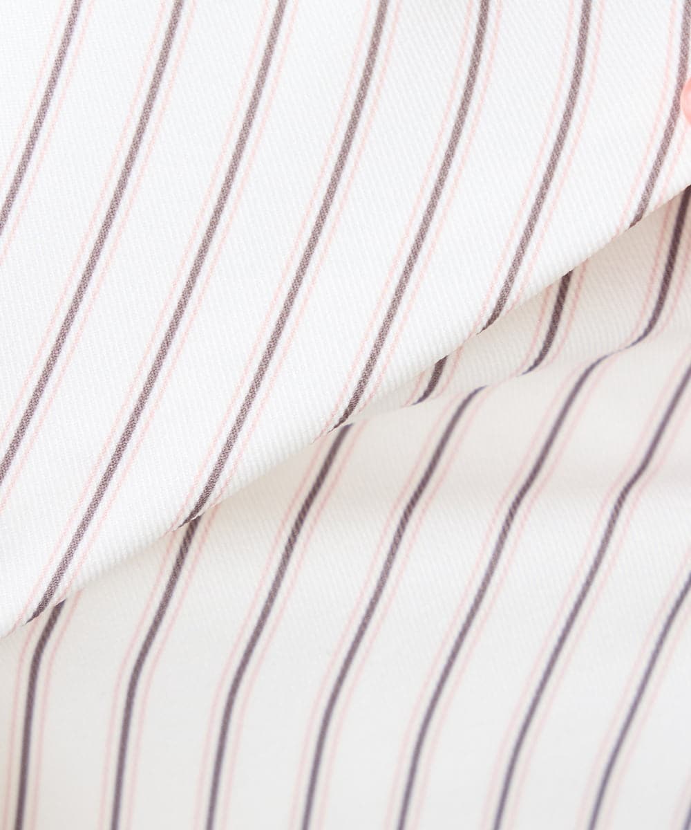 KABFE10059 a.v.v Elmi(アー・ヴェ・ヴェ) 【低身長サイズ】【洗える/ストレッチ】バーチャームボウタイブラウス ピンク