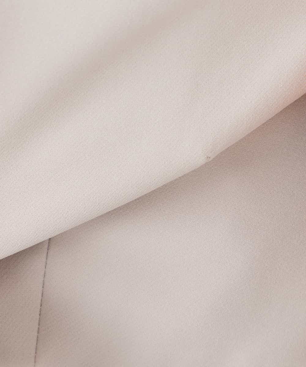 KADCD02099 a.v.v Elmi(アー・ヴェ・ヴェ) 【低身長サイズ】【洗える/ストレッチ/セットアップ対応】ダブルクロスキーネックジャケット ネイビー