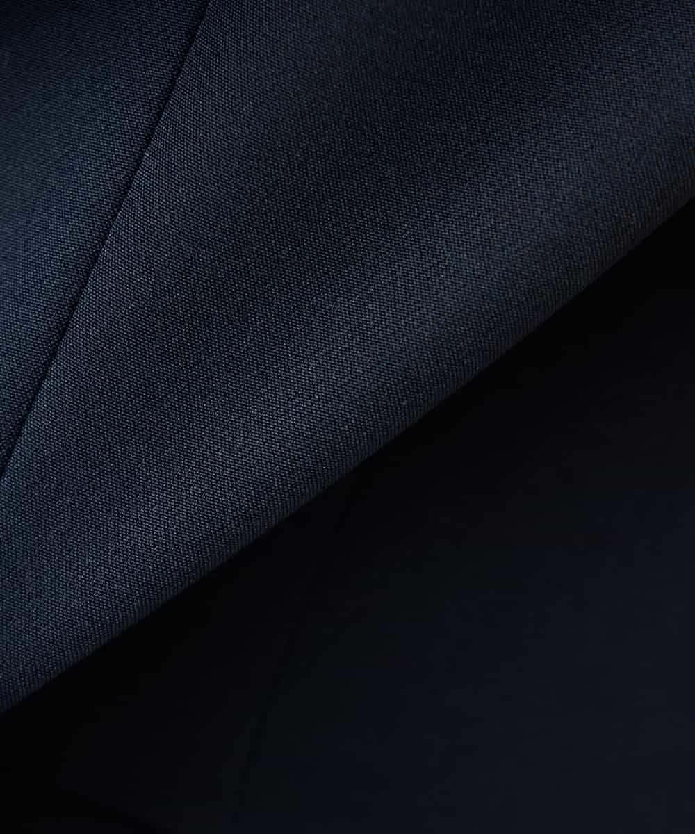 KADCD03099 a.v.v Elmi(アー・ヴェ・ヴェ) 【低身長サイズ】【洗える/ストレッチ/セットアップ対応】ダブルクロステーラードジャケット ネイビー