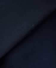 KADFE20109 a.v.v Elmi(アー・ヴェ・ヴェ) 【低身長サイズ】【洗える/UVカット】リネンライクストレッチノーカラージャケット ネイビー