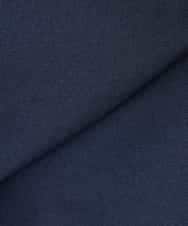 KADFE21109 a.v.v Elmi(アー・ヴェ・ヴェ) 【低身長サイズ】【洗える/UVカット】リネンライクストレッチキーネックジャケット ネイビー