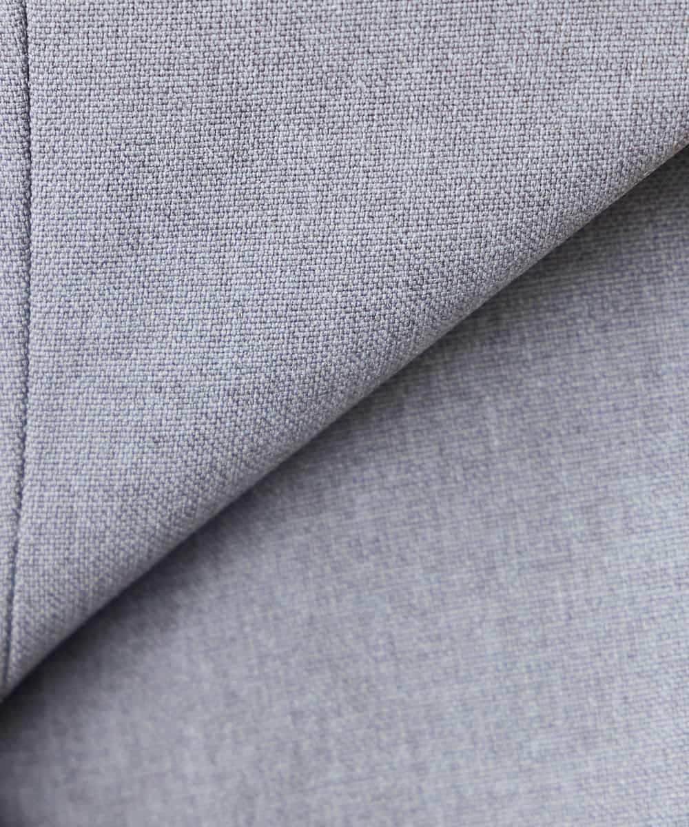 KADFE22109 a.v.v Elmi(アー・ヴェ・ヴェ) 【低身長サイズ】【洗える/UVカット】リネンライクストレッチテーラードジャケット ネイビー