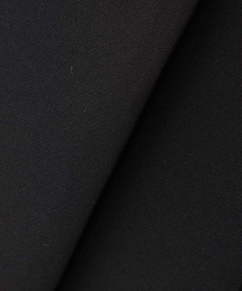 KAECD01099 a.v.v Elmi(アー・ヴェ・ヴェ) 【低身長サイズ】【洗える/ストレッチ/セットアップ対応】ダブルクロスロングジレワンピース ネイビー