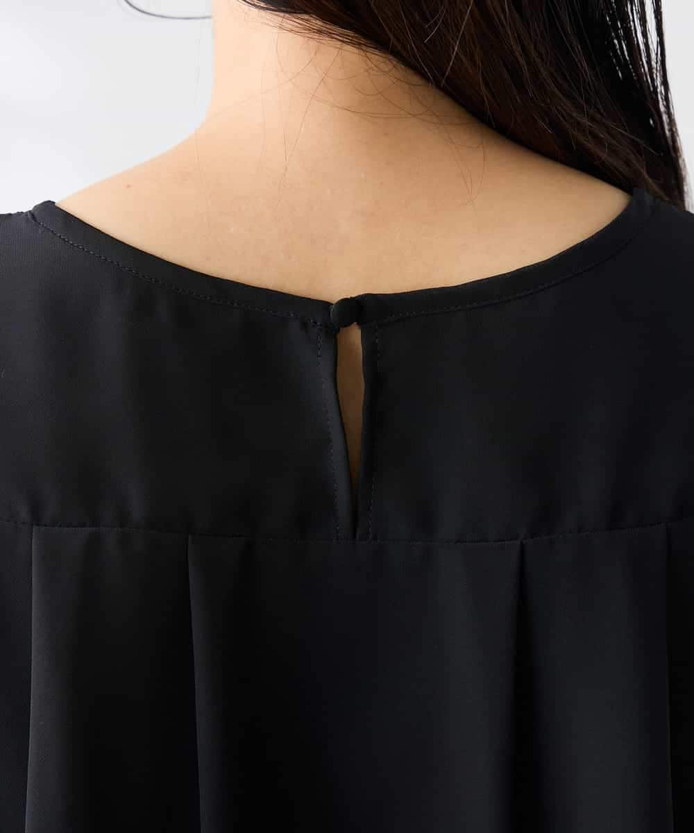 KAEGF13149 a.v.v Elmi(アー・ヴェ・ヴェ) 【低身長サイズ】【結婚式/お呼ばれに】レースドッキングブラウス・パンツセットアップ ブルー