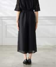 KAEGF13149 a.v.v Elmi(アー・ヴェ・ヴェ) 【低身長サイズ】【結婚式/お呼ばれに】レースドッキングブラウス・パンツセットアップ ブルー