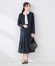 KAHCD02069 a.v.v Elmi(アー・ヴェ・ヴェ) 【低身長サイズ】【洗える】チュールマーメイドスカート ネイビー