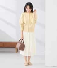 KAHCD02069 a.v.v Elmi(アー・ヴェ・ヴェ) 【低身長サイズ】【洗える】チュールマーメイドスカート ネイビー