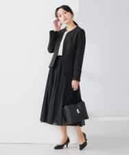 KAHCD02069 a.v.v Elmi(アー・ヴェ・ヴェ) 【低身長サイズ】【洗える】チュールマーメイドスカート ネイビー