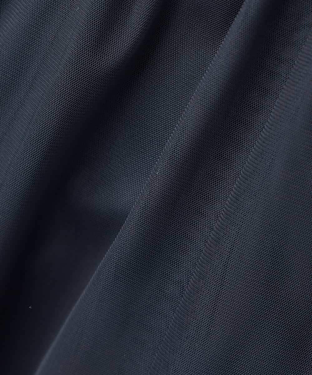 KAHCD02069 a.v.v Elmi(アー・ヴェ・ヴェ) 【低身長サイズ】【洗える】チュールマーメイドスカート ネイビー