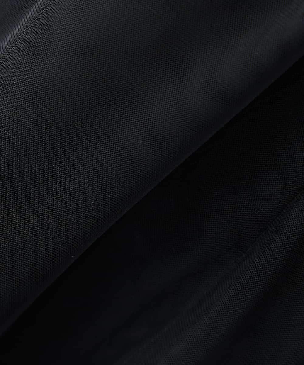 KAHCD02069 a.v.v Elmi(アー・ヴェ・ヴェ) 【低身長サイズ】【洗える】チュールマーメイドスカート ネイビー