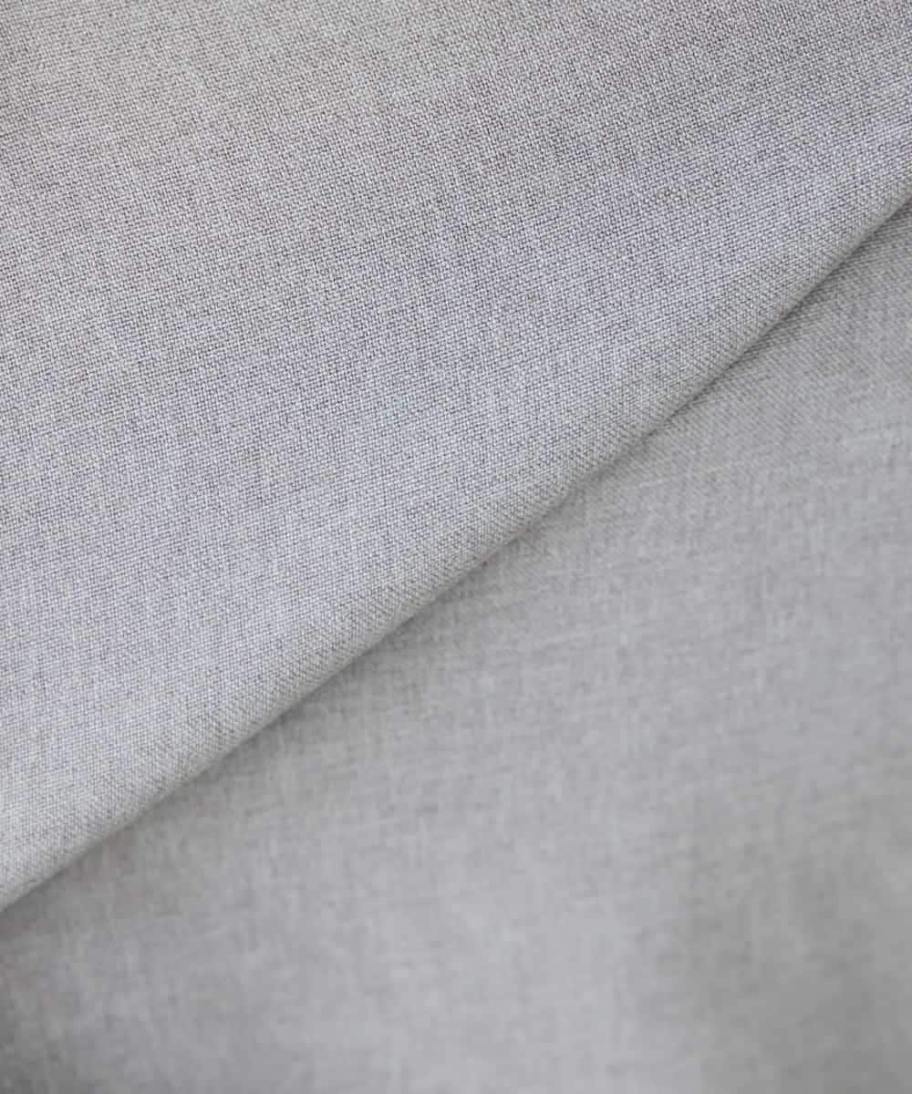 KAHFE21079 a.v.v Elmi(アー・ヴェ・ヴェ) 【低身長サイズ】【洗える/UVカット】リネンライクストレッチタイトスカート ネイビー