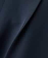 KALCD01079 a.v.v Elmi(アー・ヴェ・ヴェ) 【低身長サイズ】【洗える/ストレッチ/セットアップ対応】ダブルクロステーパードパンツ ネイビー