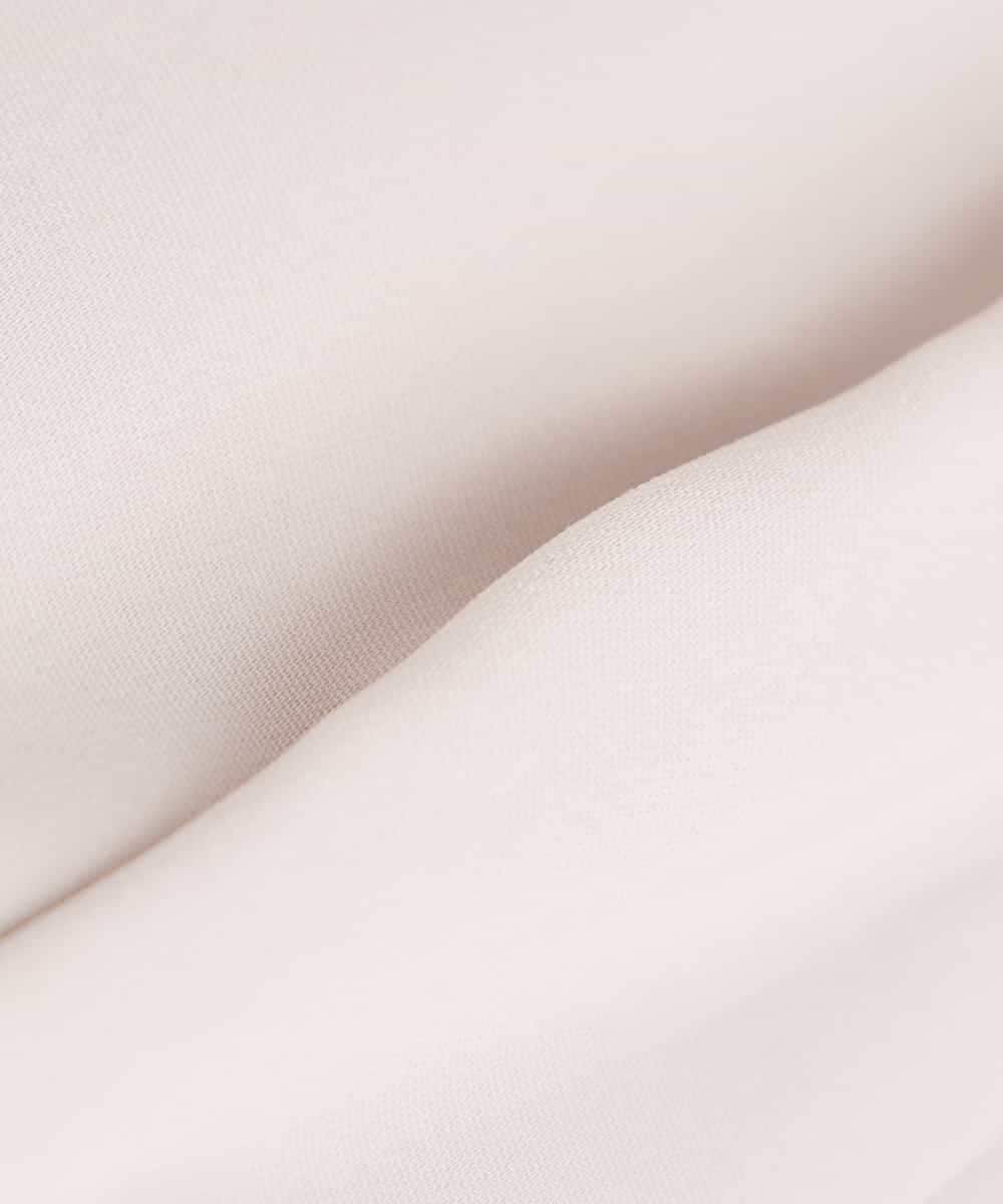 KALCD04069 a.v.v Elmi(アー・ヴェ・ヴェ) 【低身長サイズ】サテンテーパードパンツ【洗える/速乾/毛玉になりにくい/イージーケア】 ネイビー