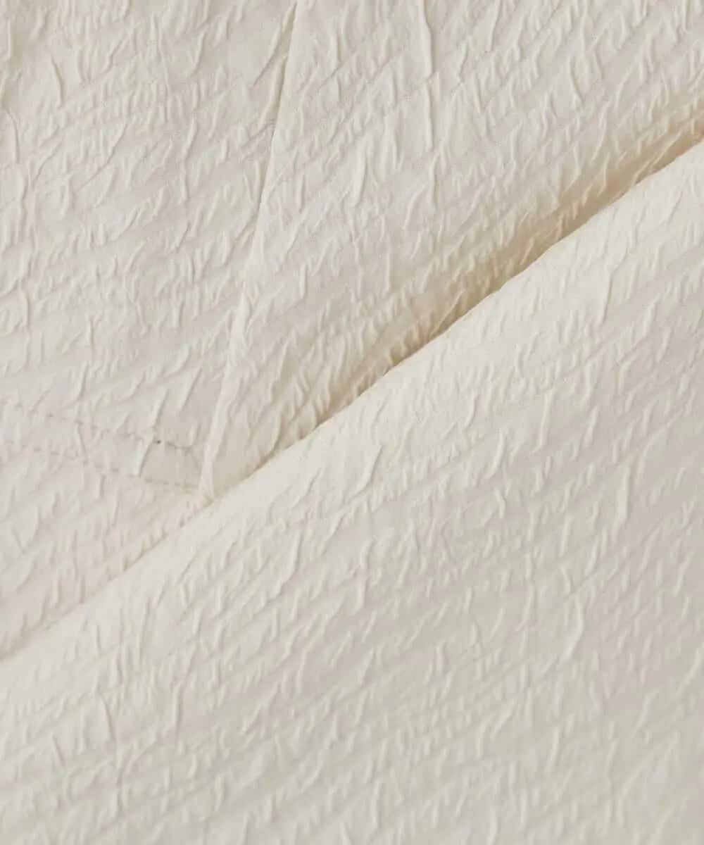 KAUCD02129 a.v.v Elmi(アー・ヴェ・ヴェ) 【低身長サイズ】ジャガードノーカラーコート ネイビー