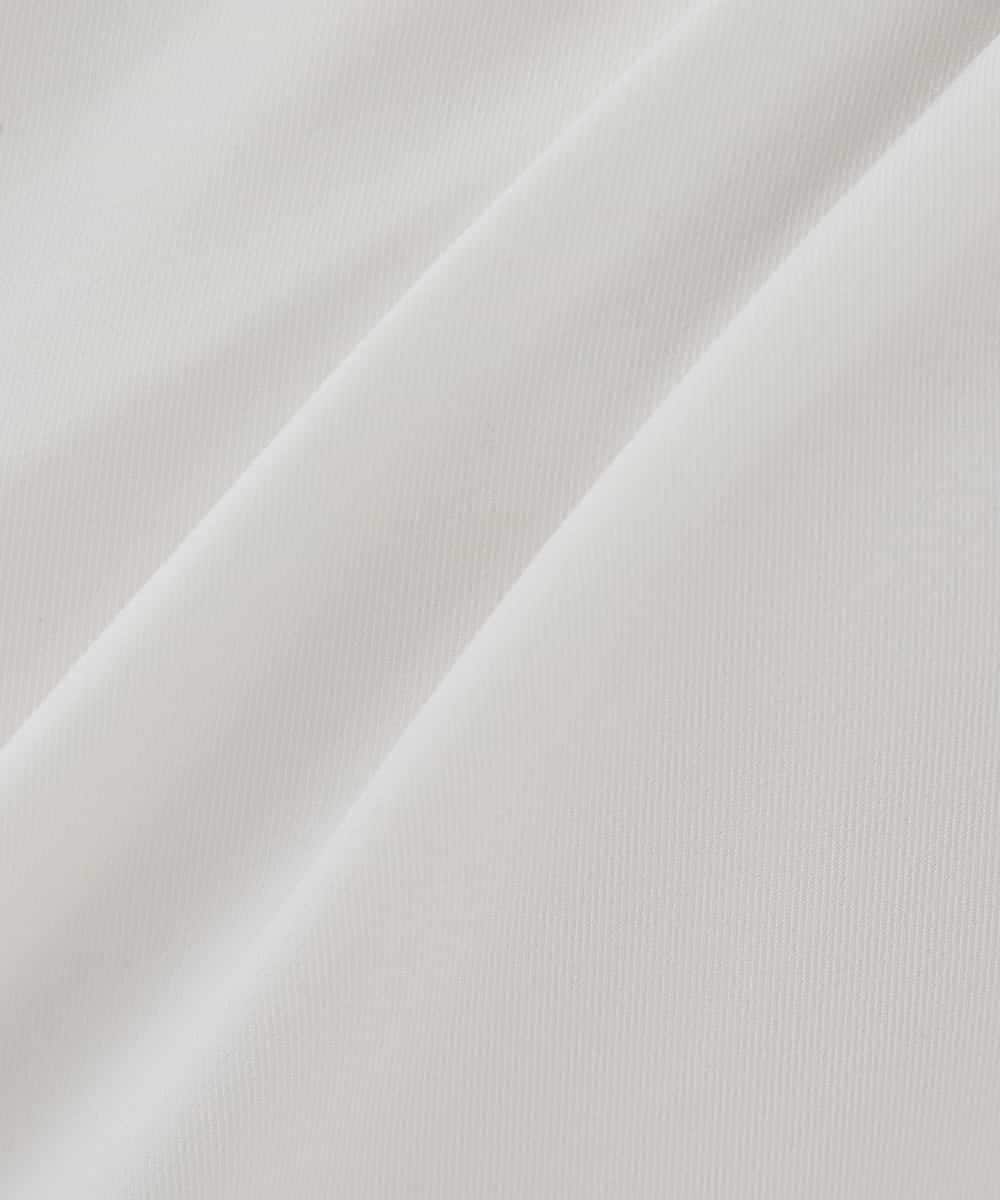 KBBCD01059 a.v.v(アー・ヴェ・ヴェ) 【洗える/ストレッチ】ボウタイメタルチャームブラウス ライトブルー