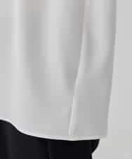 KBBCD02059 a.v.v(アー・ヴェ・ヴェ) 【洗える】ボウタイ風ブラウス ピンク