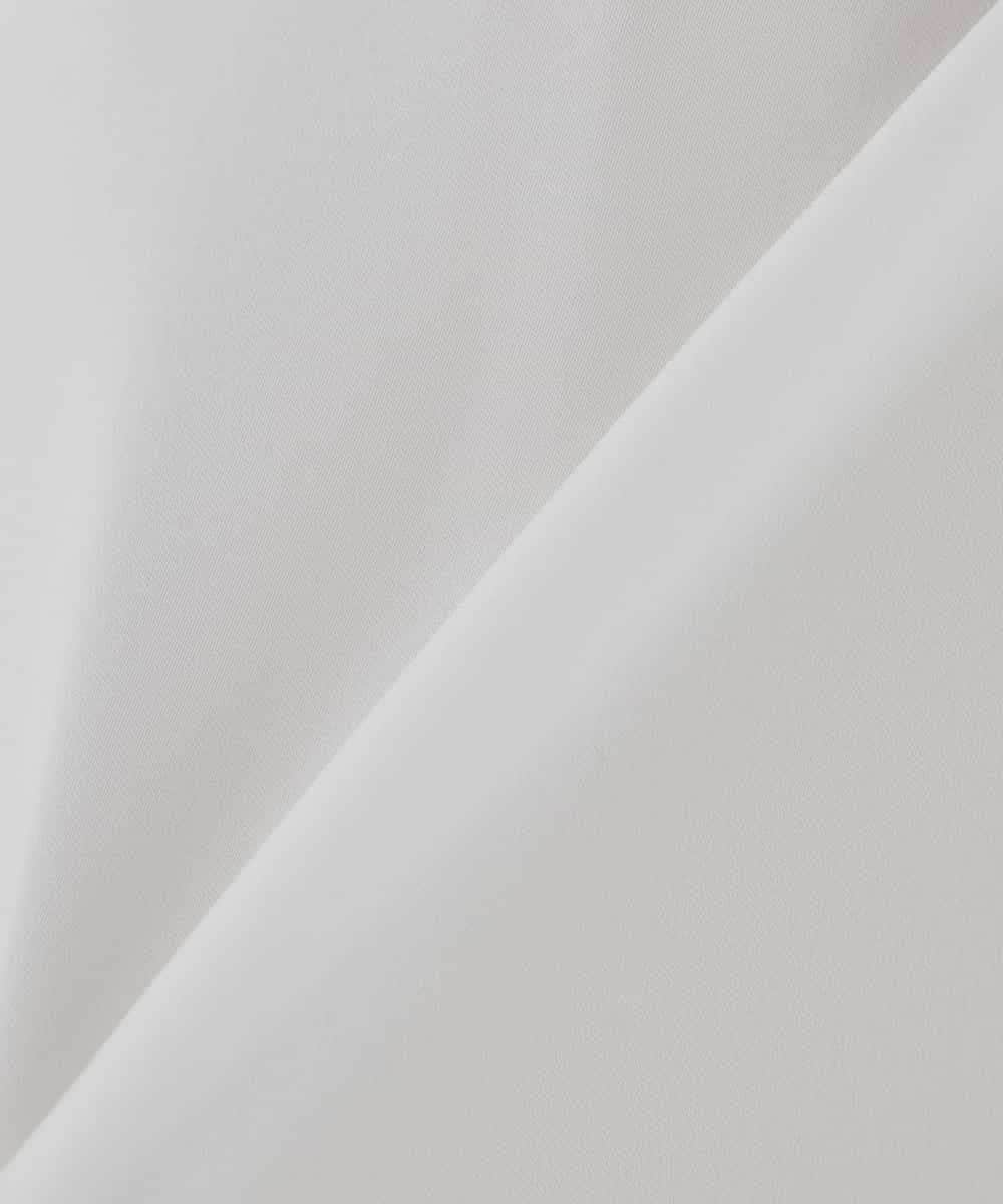 KBBCD03059 a.v.v(アー・ヴェ・ヴェ) 【洗える】タックネックブラウス ライトブルー