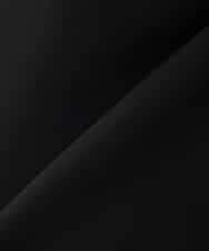 KBBCD05059 a.v.v(アー・ヴェ・ヴェ) サテンバックフレアブラウス【洗える/速乾/毛玉になりにくい/イージーケア】 ブラック