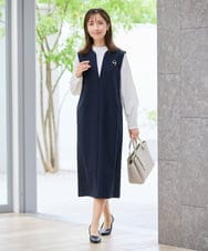 KBBCD07059 a.v.v(アー・ヴェ・ヴェ) 【洗える】2WAY袖プリーツボウタイブラウス ライトブルー