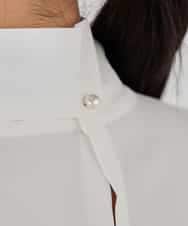 KBBCD07059 a.v.v(アー・ヴェ・ヴェ) 【洗える】2WAY袖プリーツボウタイブラウス ライトブルー