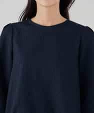 KBBCD08059 a.v.v(アー・ヴェ・ヴェ) ジャガードコクーンブラウス アイボリー