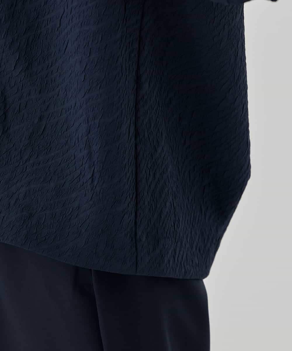 KBBCD08059 a.v.v(アー・ヴェ・ヴェ) ジャガードコクーンブラウス アイボリー