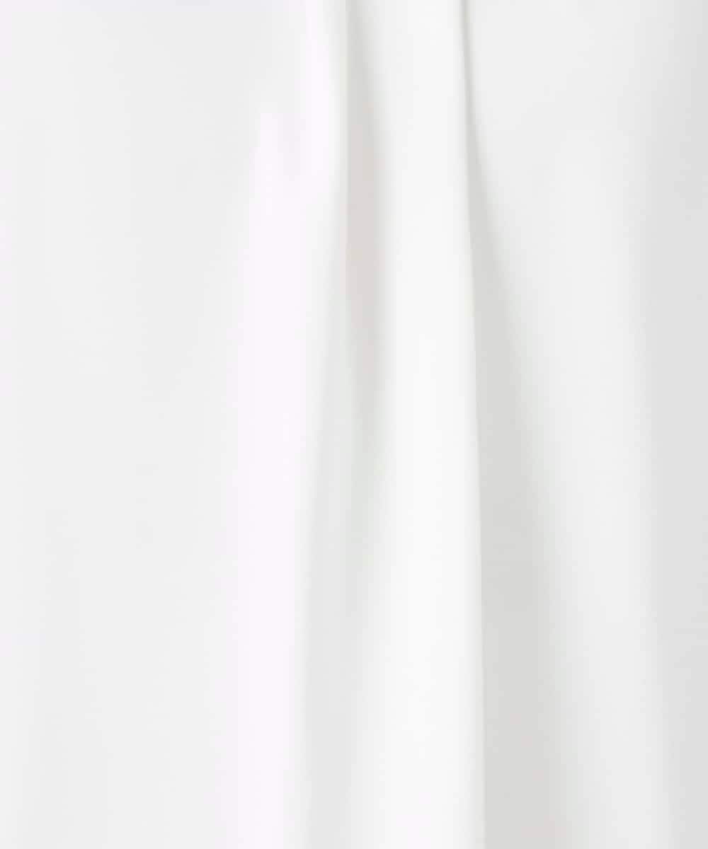 KBBFE09059 a.v.v(アー・ヴェ・ヴェ) 幾何柄ボウタイ風ブラウス ライトブルー