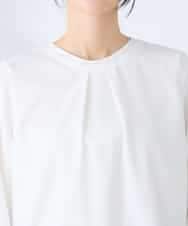 KBBFE10059 a.v.v(アー・ヴェ・ヴェ) 【洗える/ストレッチ】バーチャームボウタイブラウス ピンク