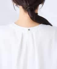 KBBFE10059 a.v.v(アー・ヴェ・ヴェ) 【洗える/ストレッチ】バーチャームボウタイブラウス ピンク