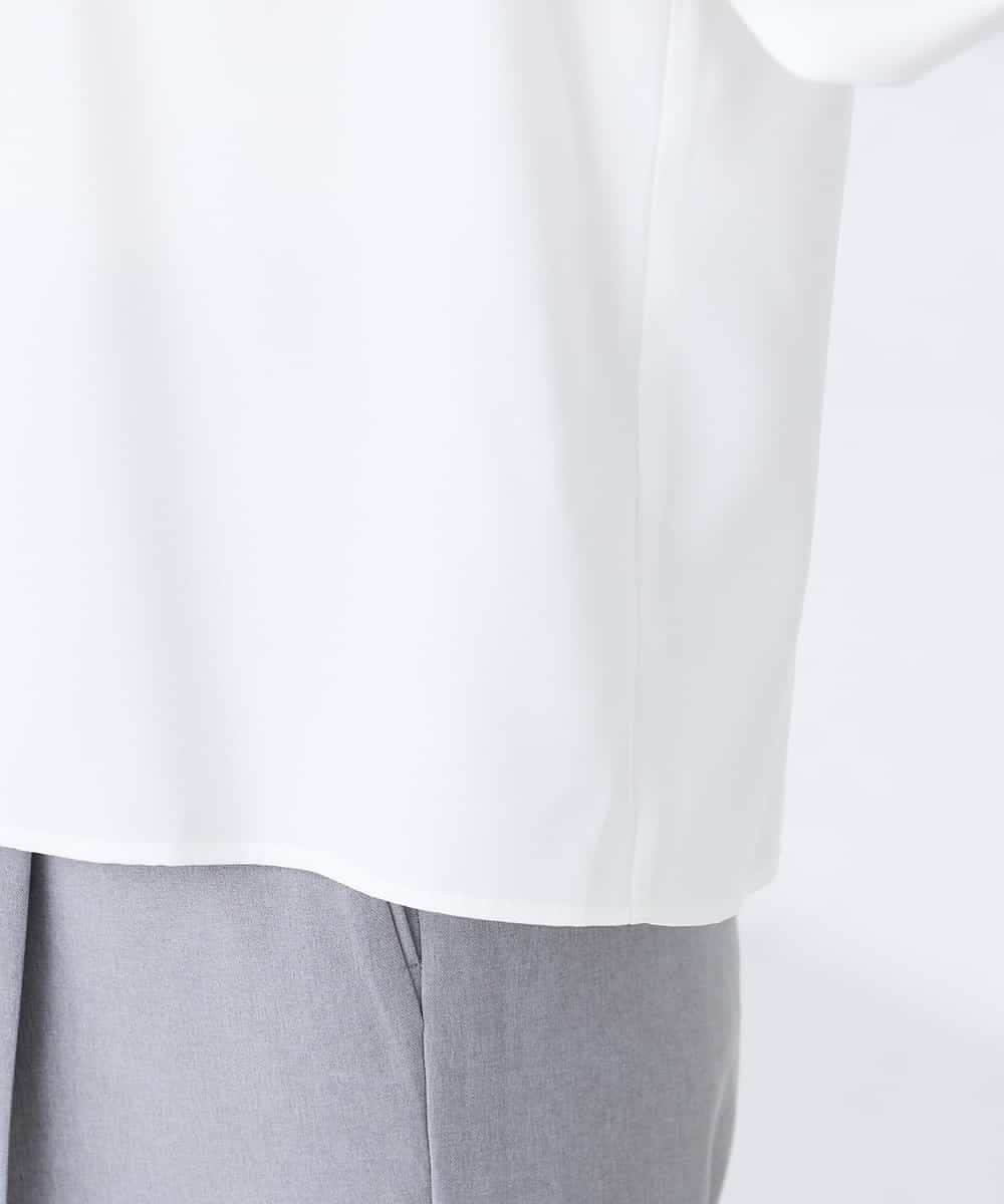 KBBFE10059 a.v.v(アー・ヴェ・ヴェ) 【洗える/ストレッチ】バーチャームボウタイブラウス ピンク