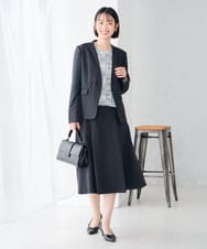KBBJE01059 a.v.v(アー・ヴェ・ヴェ) 【洗える】 ボウタイブラウス  ホワイト