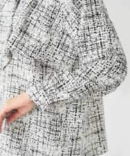 KBBLB06059 a.v.v(アー・ヴェ・ヴェ) 【洗える】プリントケープ風ブラウス ベージュ