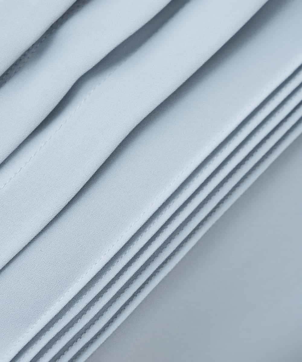 KBBLB07059 a.v.v(アー・ヴェ・ヴェ) 【洗える/WEB限定】ピンタックブラウス ライトブルー