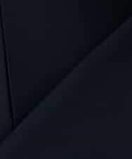 KBDCD01099 a.v.v(アー・ヴェ・ヴェ) 【洗える/ストレッチ/セットアップ対応】ダブルクロスVネックノーカラージャケット ブラック