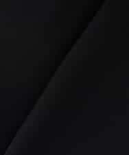 KBDCD01099 a.v.v(アー・ヴェ・ヴェ) 【洗える/ストレッチ/セットアップ対応】ダブルクロスVネックノーカラージャケット ブラック