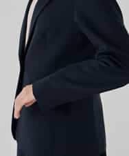 KBDCD03099 a.v.v(アー・ヴェ・ヴェ) 【洗える/ストレッチ/セットアップ対応】ダブルクロステーラードジャケット ネイビー