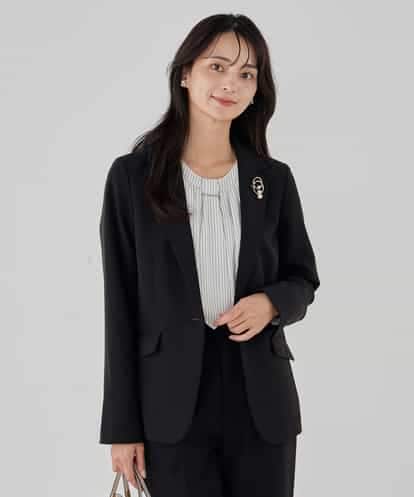 KBDCD03099 a.v.v 【洗える/ストレッチ/セットアップ対応】ダブルクロステーラードジャケット