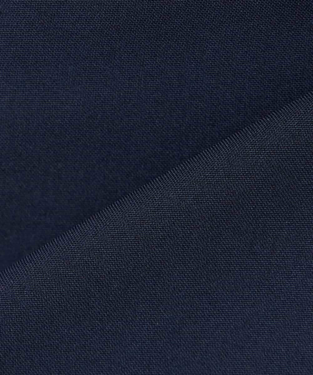 KBDFE20109 a.v.v(アー・ヴェ・ヴェ) 【洗える/UVカット】リネンライクストレッチノーカラージャケット ネイビー