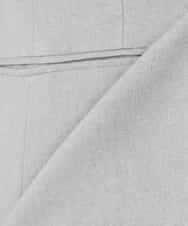 KBDFE20109 a.v.v(アー・ヴェ・ヴェ) 【洗える/UVカット】リネンライクストレッチノーカラージャケット ネイビー