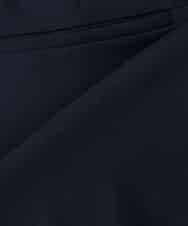 KBDFE21109 a.v.v(アー・ヴェ・ヴェ) 【洗える/UVカット】リネンライクストレッチキーネックジャケット ネイビー