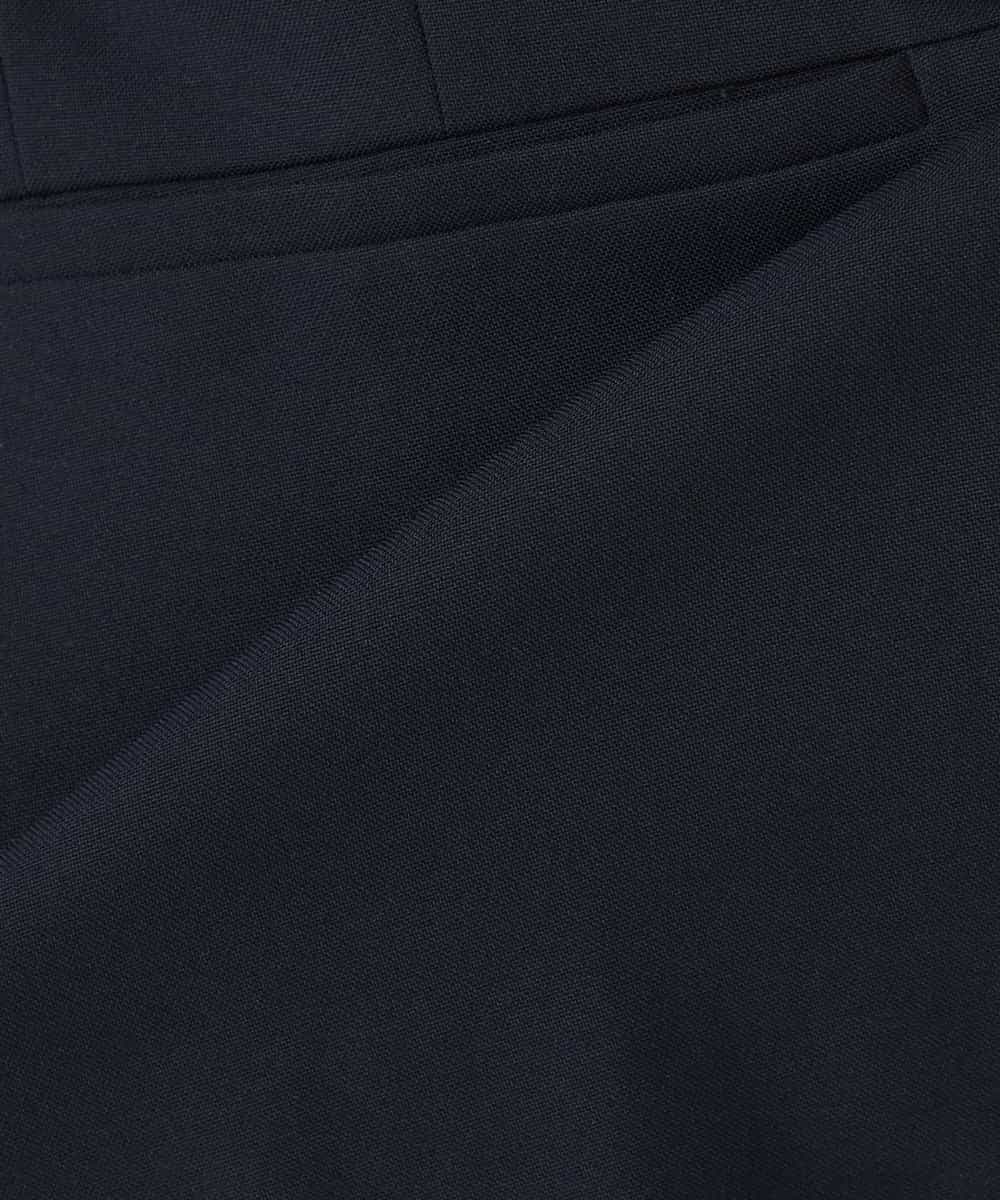 KBDFE21109 a.v.v(アー・ヴェ・ヴェ) 【洗える/UVカット】リネンライクストレッチキーネックジャケット ネイビー