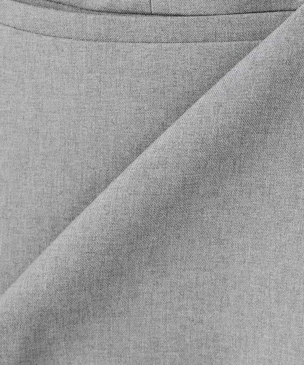 KBDFE21109 a.v.v(アー・ヴェ・ヴェ) 【洗える/UVカット】リネンライクストレッチキーネックジャケット ネイビー