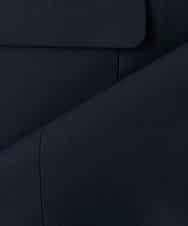 KBDFE23109 a.v.v(アー・ヴェ・ヴェ) 【洗える/UVカット】リネンライクストレッチダブルブレストジャケット ネイビー