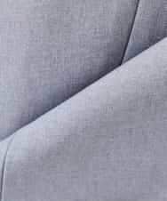 KBDFE23109 a.v.v(アー・ヴェ・ヴェ) 【洗える/UVカット】リネンライクストレッチダブルブレストジャケット ネイビー