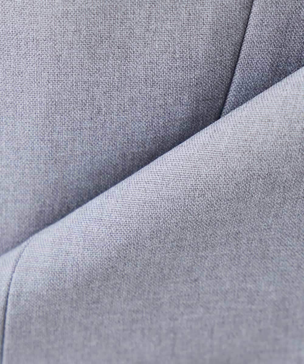 KBDFE23109 a.v.v(アー・ヴェ・ヴェ) 【洗える/UVカット】リネンライクストレッチダブルブレストジャケット ネイビー