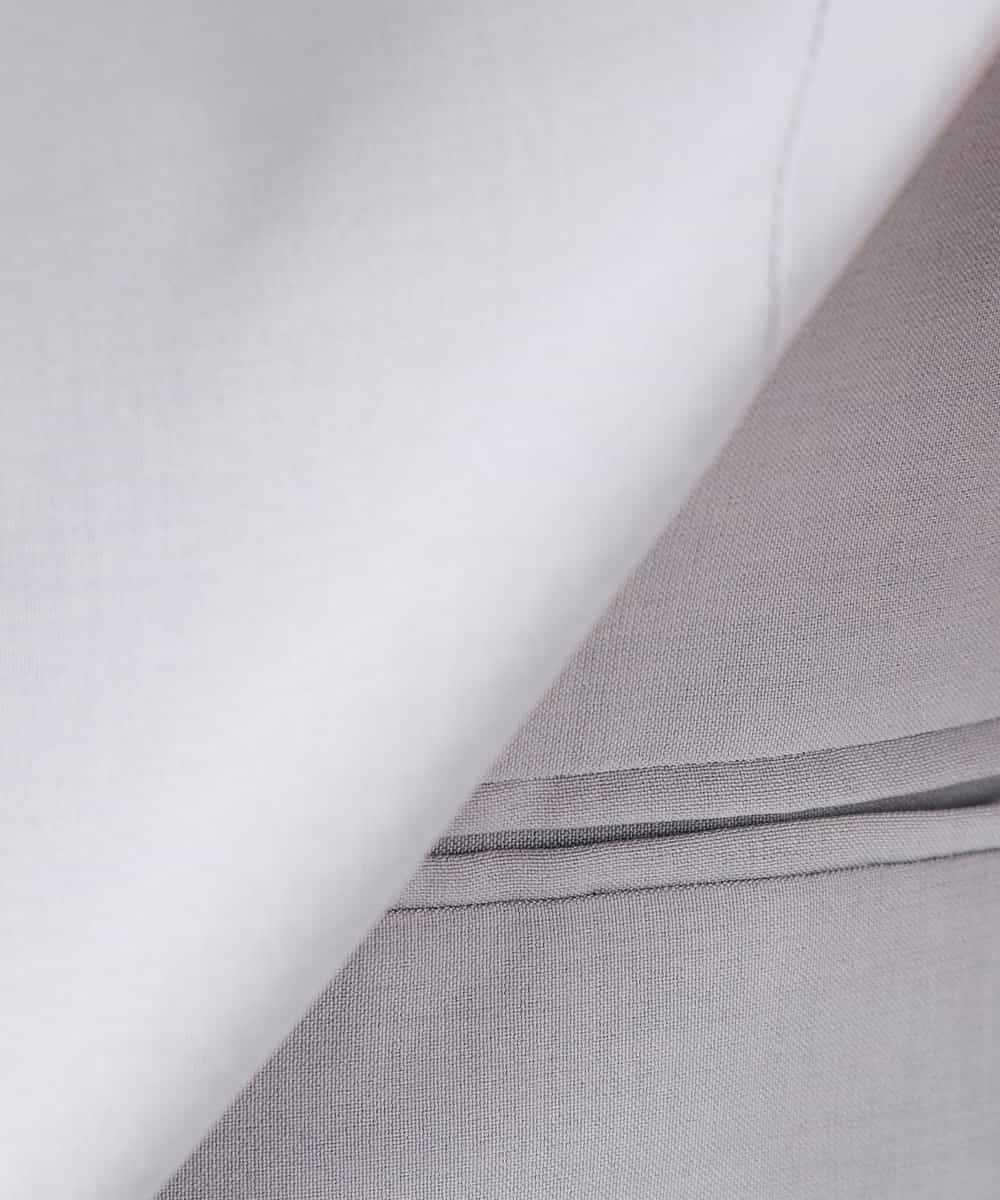 KBDGE30109 a.v.v(アー・ヴェ・ヴェ) 【接触冷感/イージーケア/UVカット/吸水速乾】サマーストレッチノーカラージャケット ネイビー