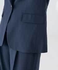 KBDGE32109 a.v.v(アー・ヴェ・ヴェ) 【接触冷感/イージーケア/UVカット/吸水速乾】サマーストレッチテーラードジャケット ネイビー