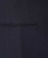 KBDGW31109 a.v.v(アー・ヴェ・ヴェ) 【洗える/UVカット/接触冷感】オックスストレッチキーネックジャケット【Reflax】 ライトグレー