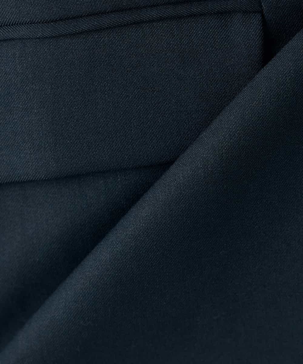 KBDLB11129 a.v.v(アー・ヴェ・ヴェ) 【洗える/イージーケア/ストレッチ】パウダーツイルVネックジャケット ネイビー