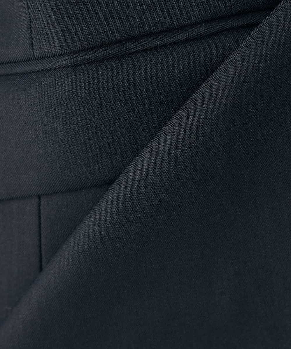 KBDLB11129 a.v.v(アー・ヴェ・ヴェ) 【洗える/イージーケア/ストレッチ】パウダーツイルVネックジャケット ネイビー